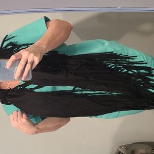 Black infinity scarf